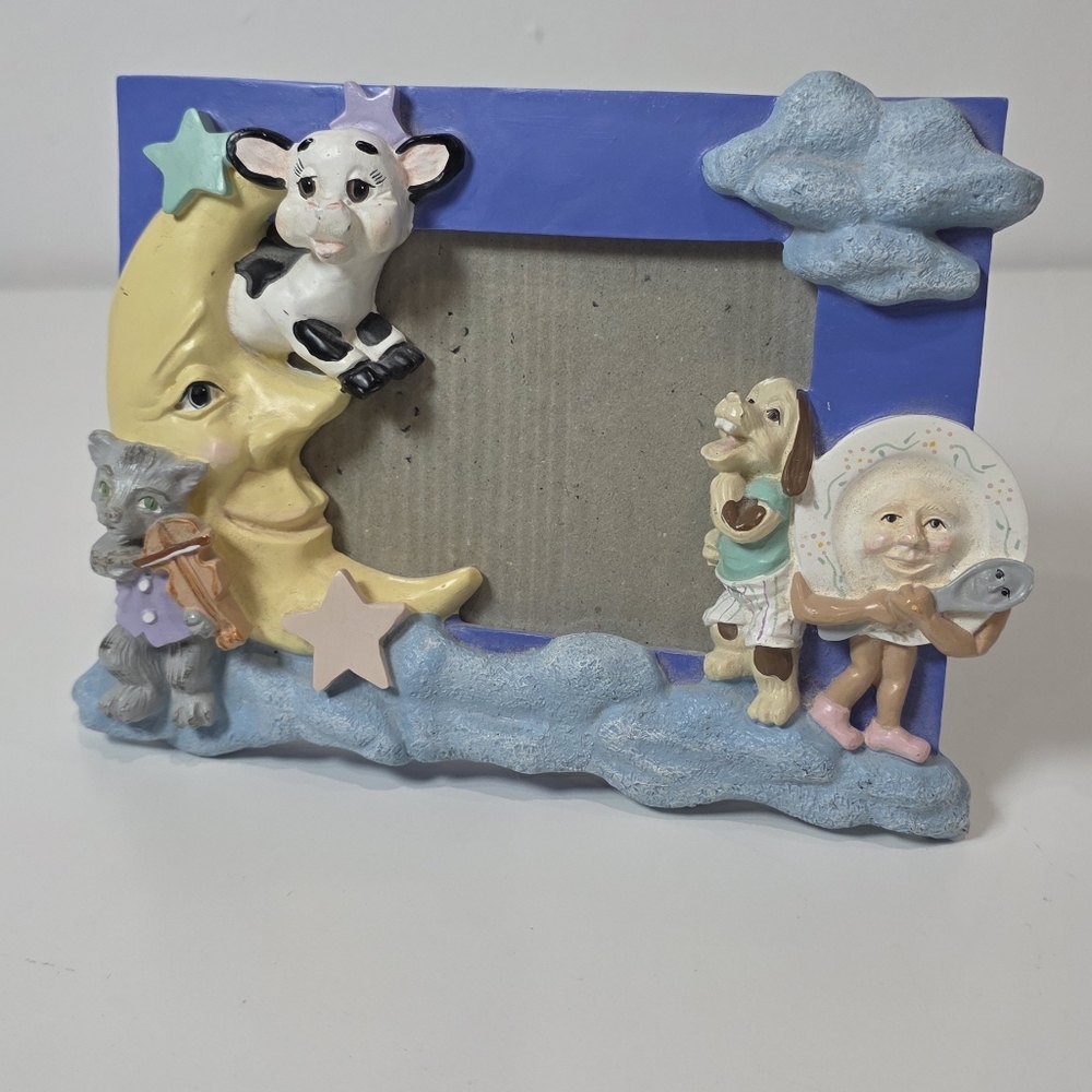 Cat and the Fiddle Nursery Rhyme picture frame, Hey Diddle Diddle
